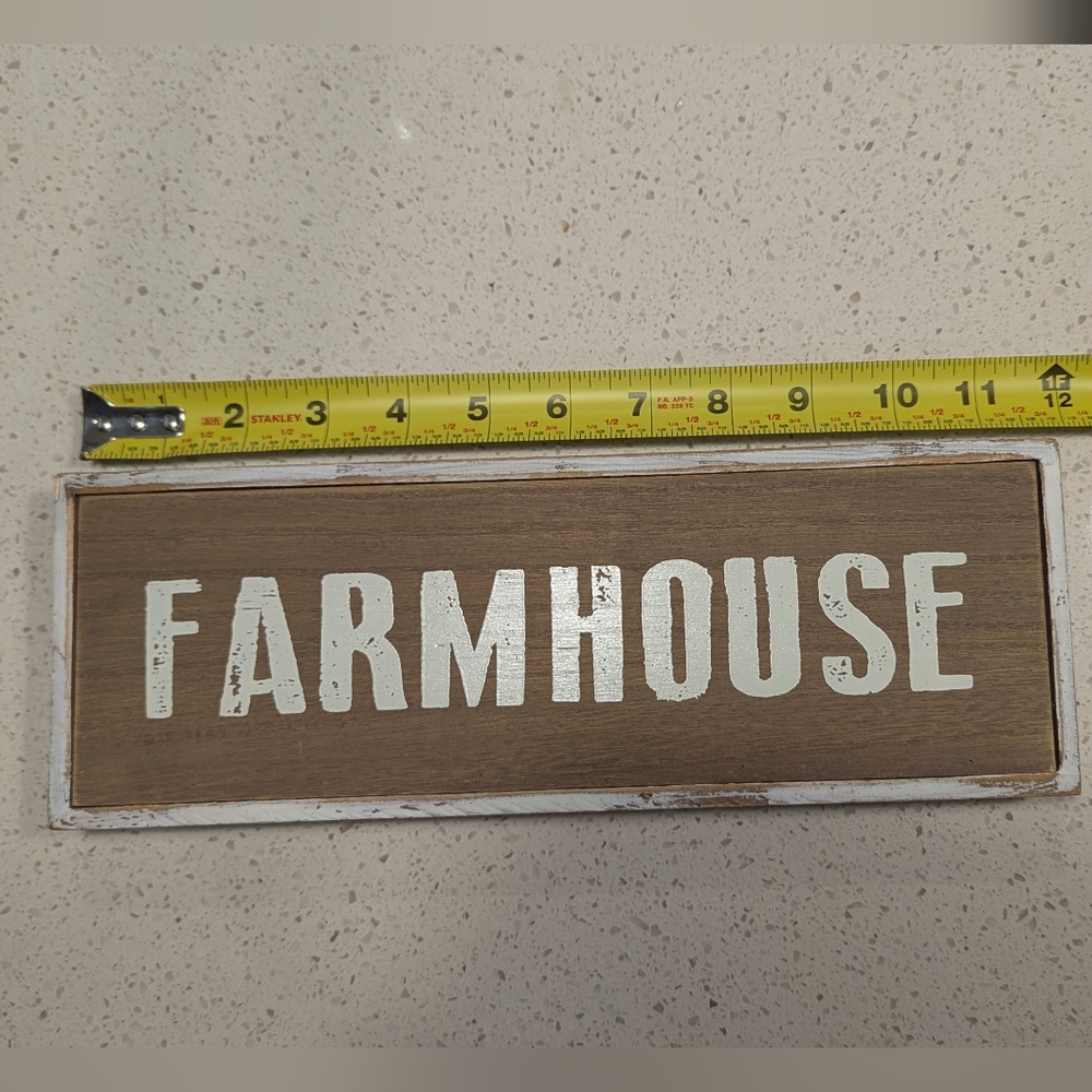 Rustic Farmhouse Wooden Sign